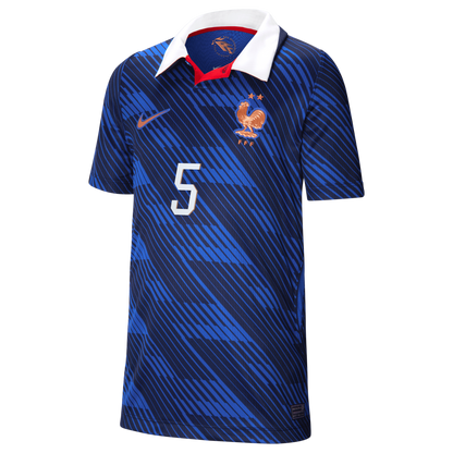 Jules Koundé France National Team Youth 2026 Home Stadium Replica Jersey - Blue