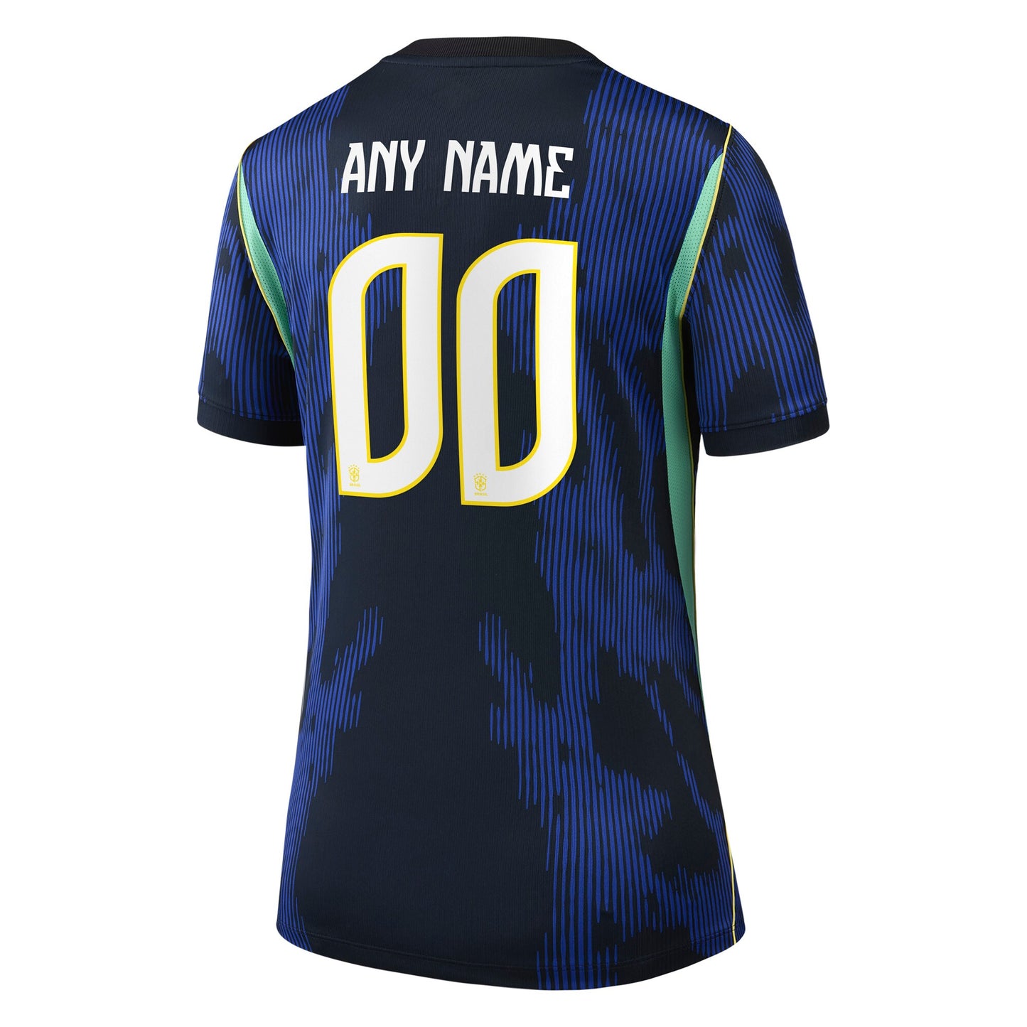 Brazil National Team Women's 2026 Away Stadium Replica Custom Jersey - Blue