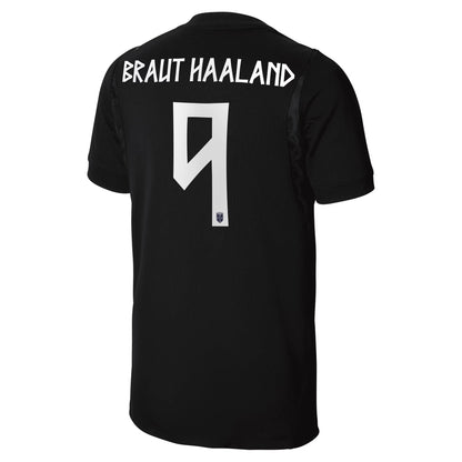 Erling Haaland Norway National Team Youth 2026 Away Stadium Replica Jersey - Black