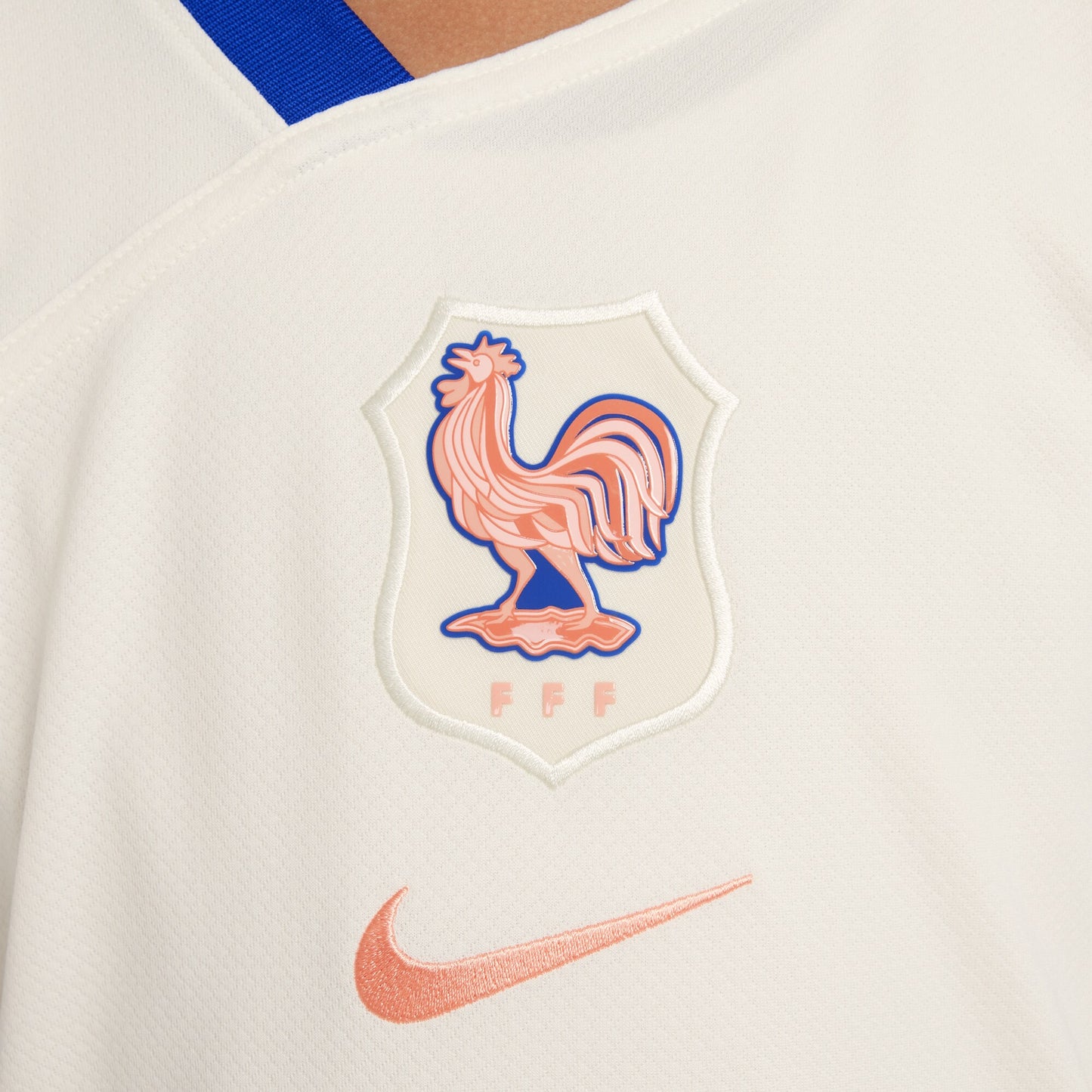 France Women's National Team Youth 2025/26 Away Replica Jersey - Cream