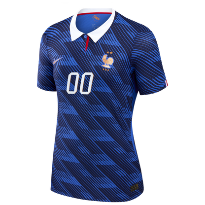 France National Team Women's 2026 Home Match Custom Jersey - Blue