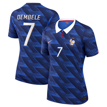 Ousmane Dembélé France National Team Women's 2026 Home Match Jersey - Blue