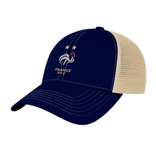 France National Team 1863FC Federation Color Badge Off Road Adjustable Hat