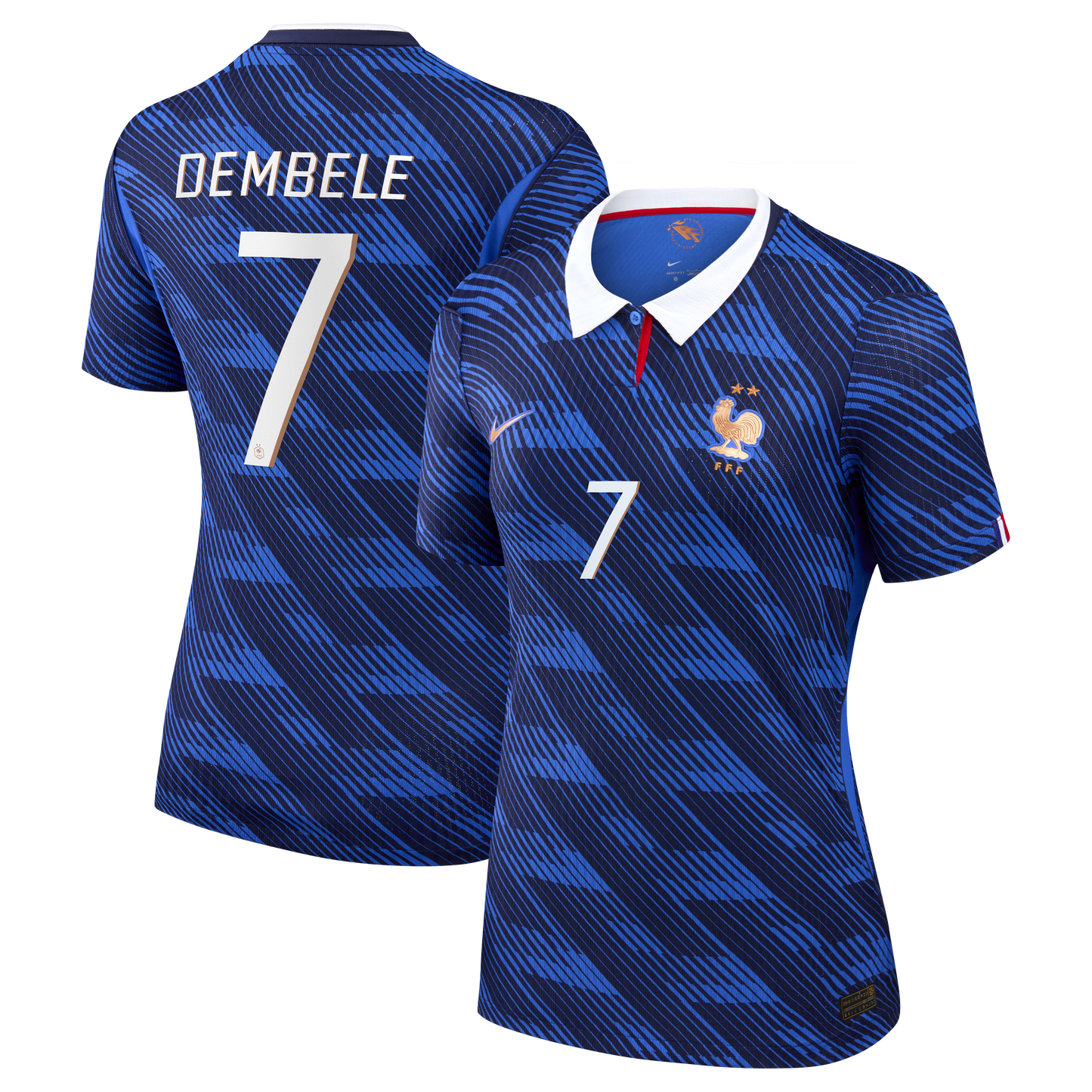 Ousmane Dembélé France National Team Women's 2026 Home Match Jersey - Blue