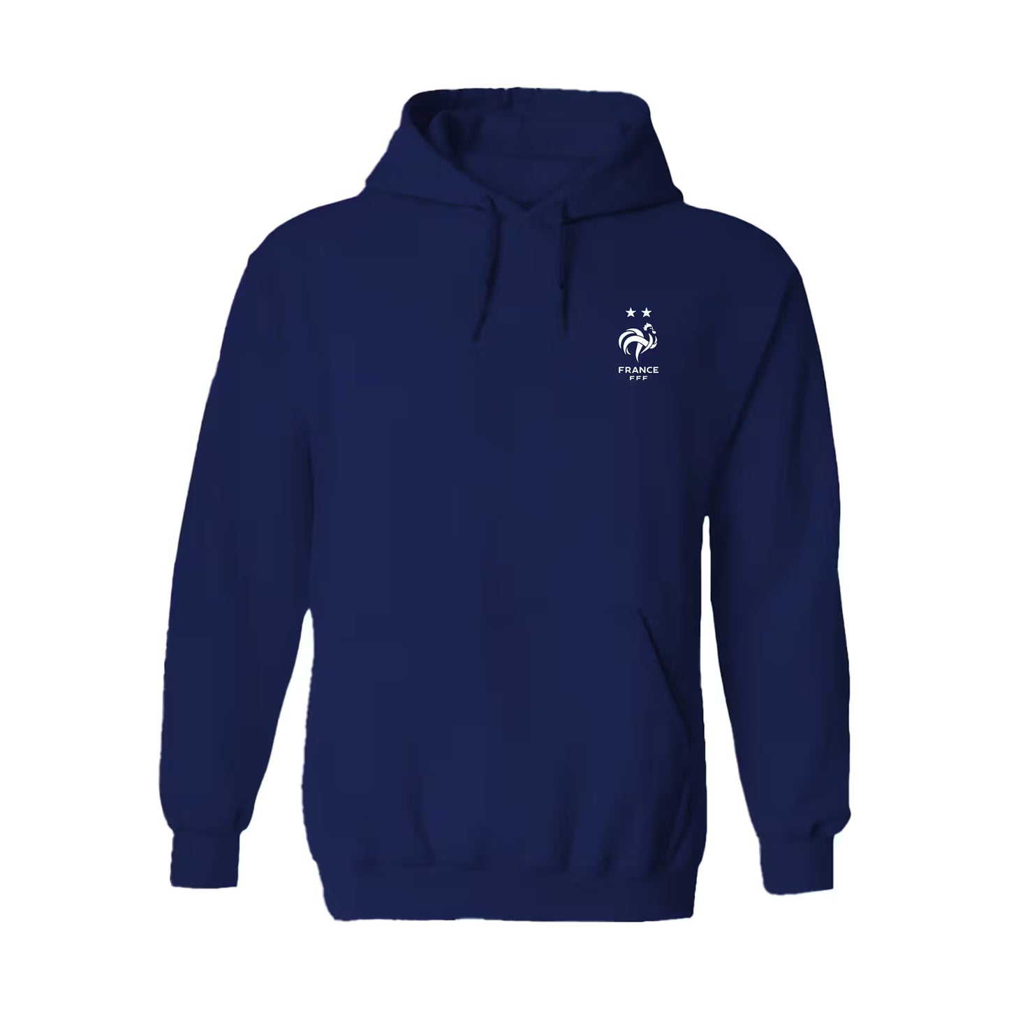 France National Team Vive La Fete Women's Soccer Field Fleece Hood - Navy