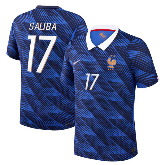 William Saliba France National Team 2026 Home Match Jersey - Blue