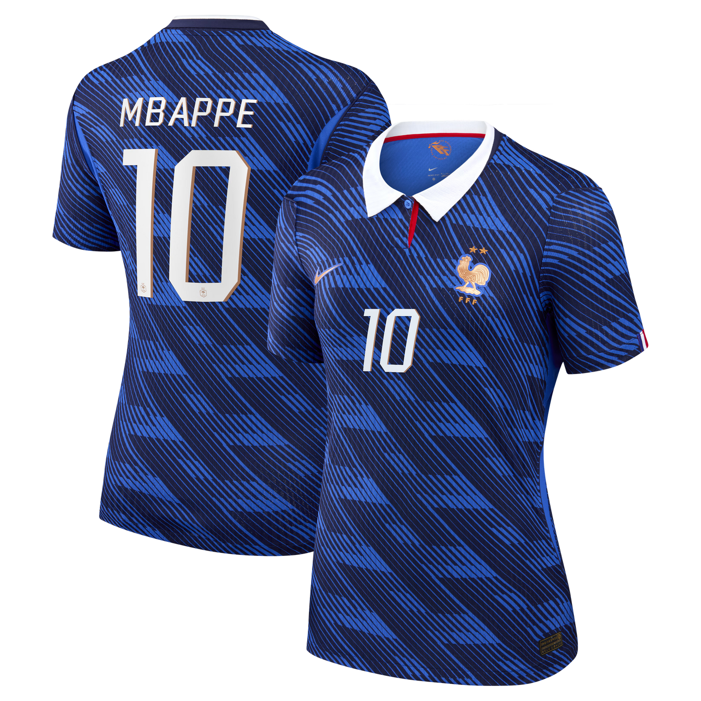 Kylian Mbappé France National Team Women's 2026 Home Match Jersey - Blue