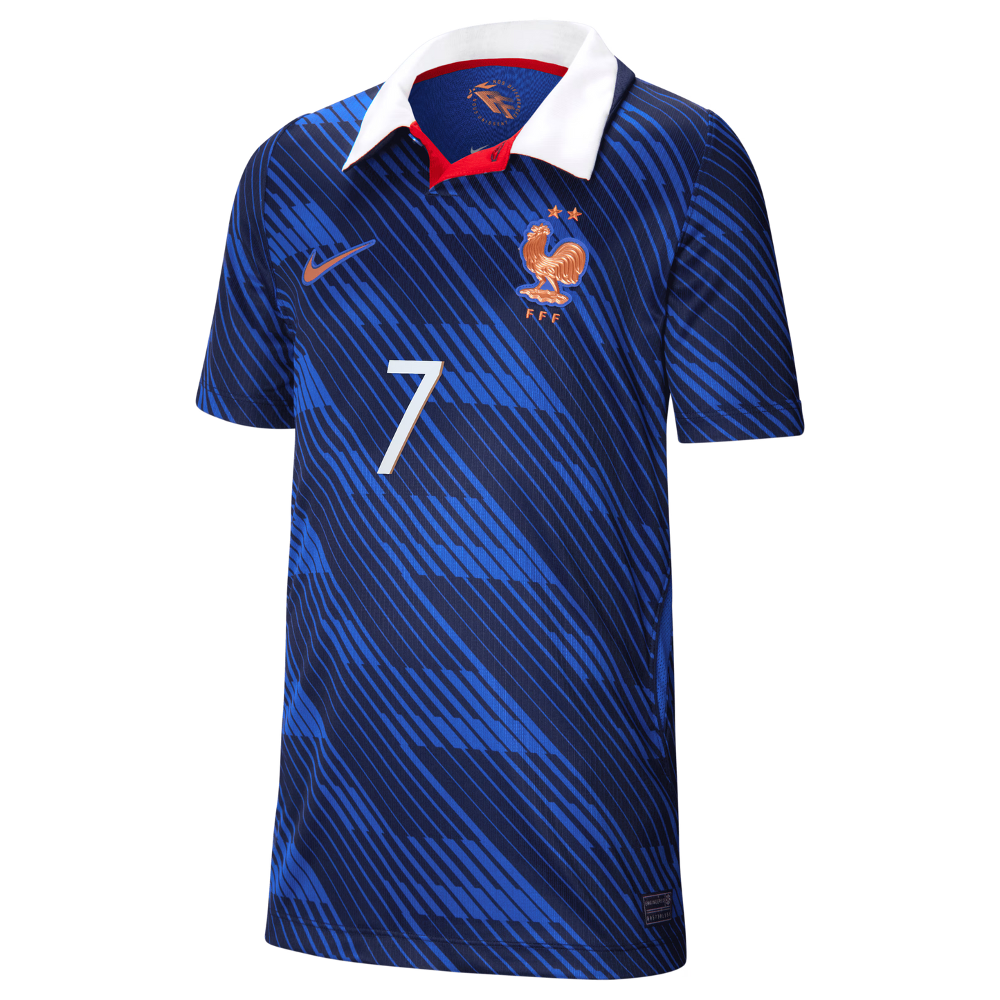 Ousmane Dembélé France National Team Youth 2026 Home Stadium Replica Jersey - Blue