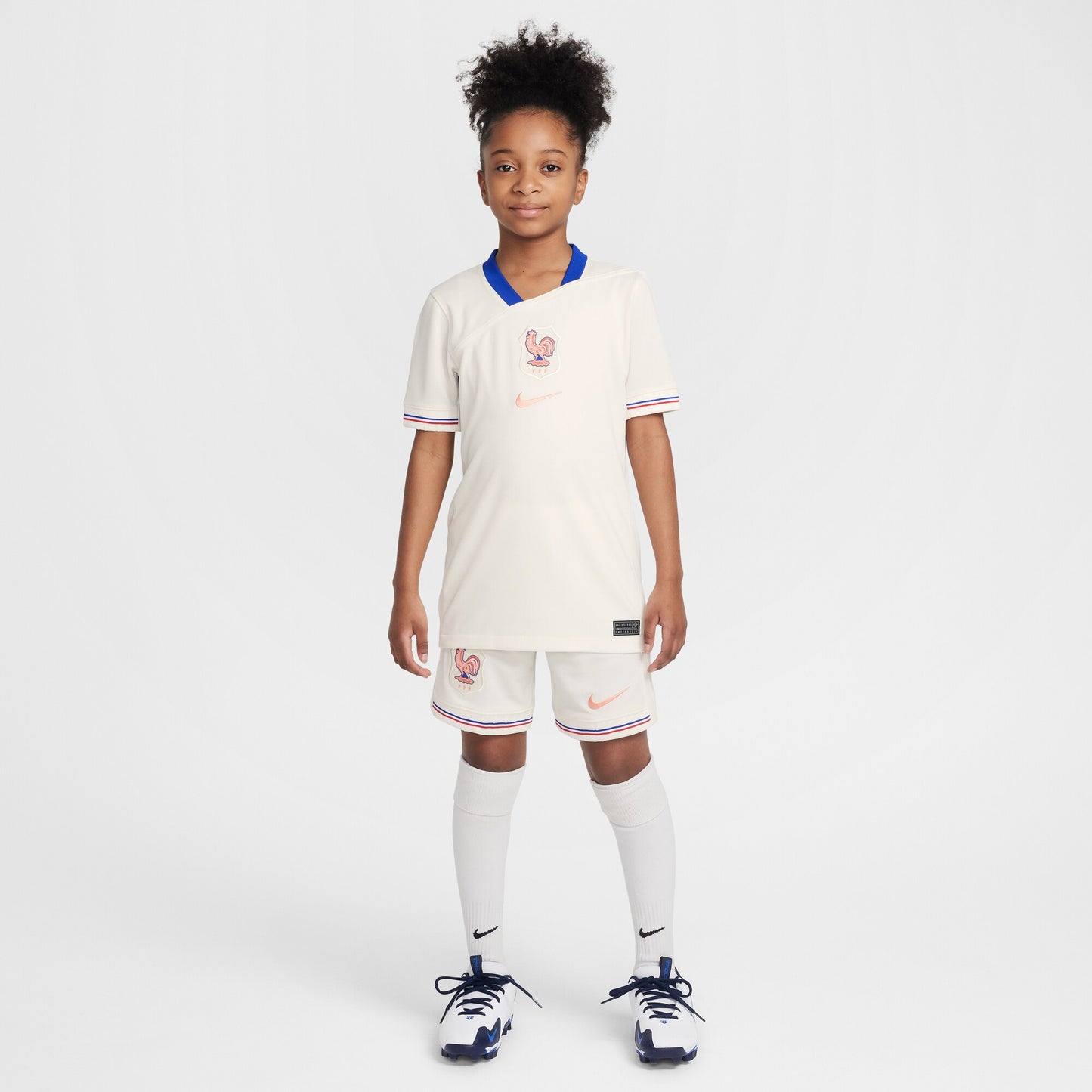 France Women's National Team Youth 2025/26 Away Replica Jersey - Cream