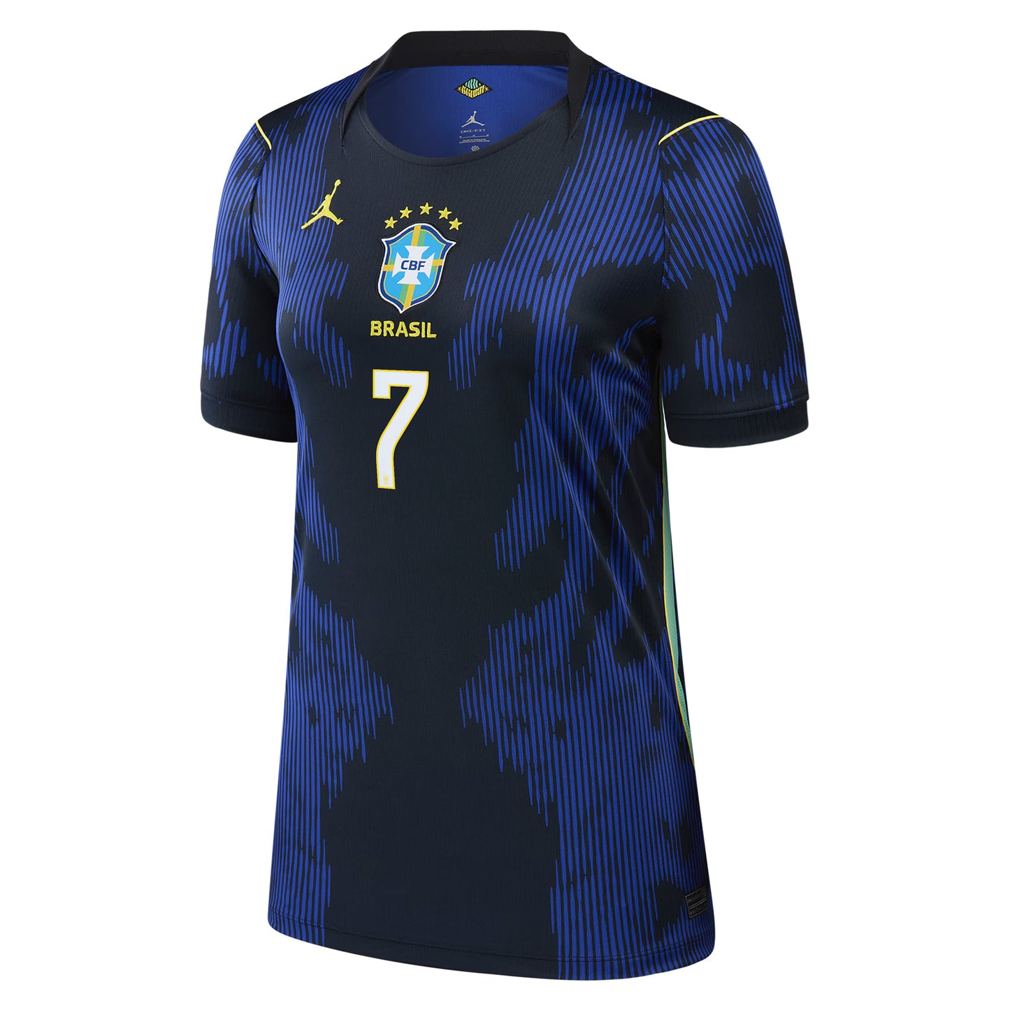 Vinicius Junior Brazil National Team Women's 2026 Away Stadium Replica Jersey - Blue