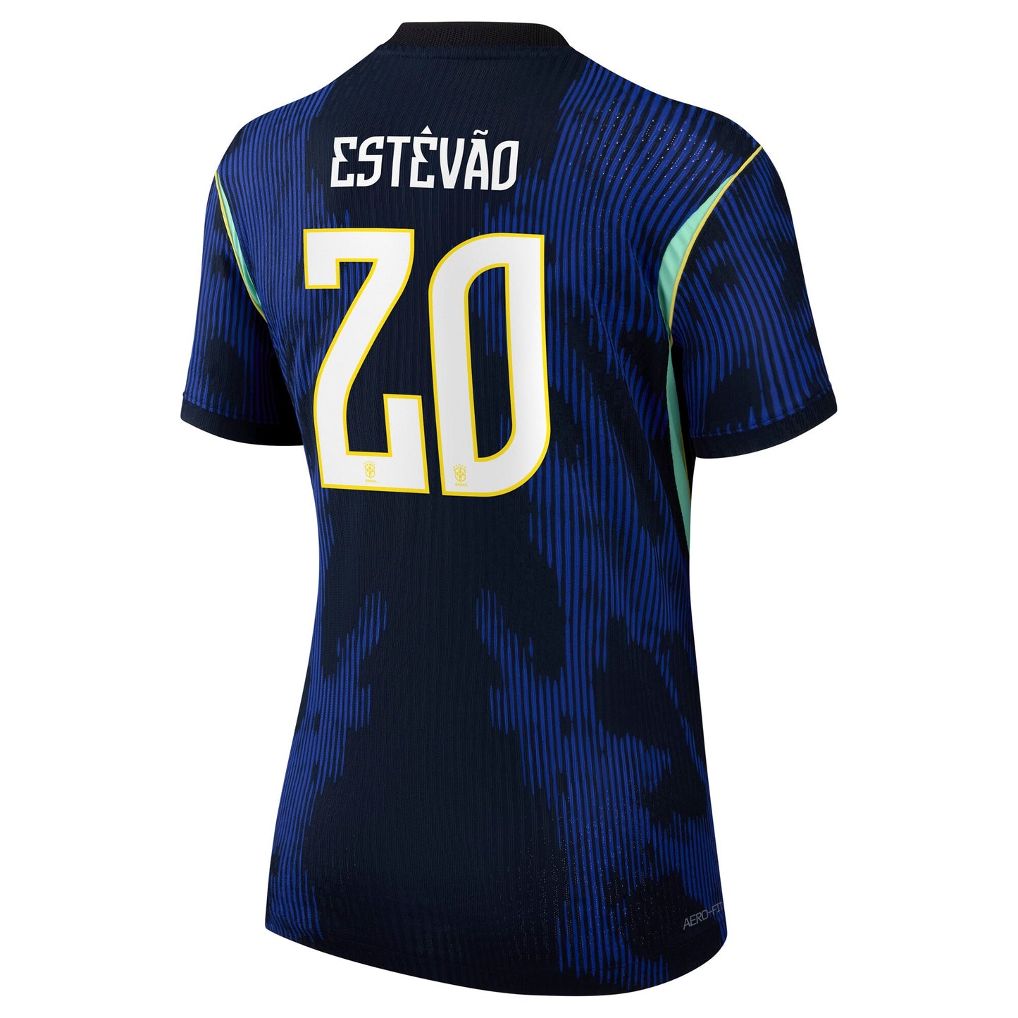 Estêvão Brazil National Team Women's 2026 Away Match Jersey - Blue