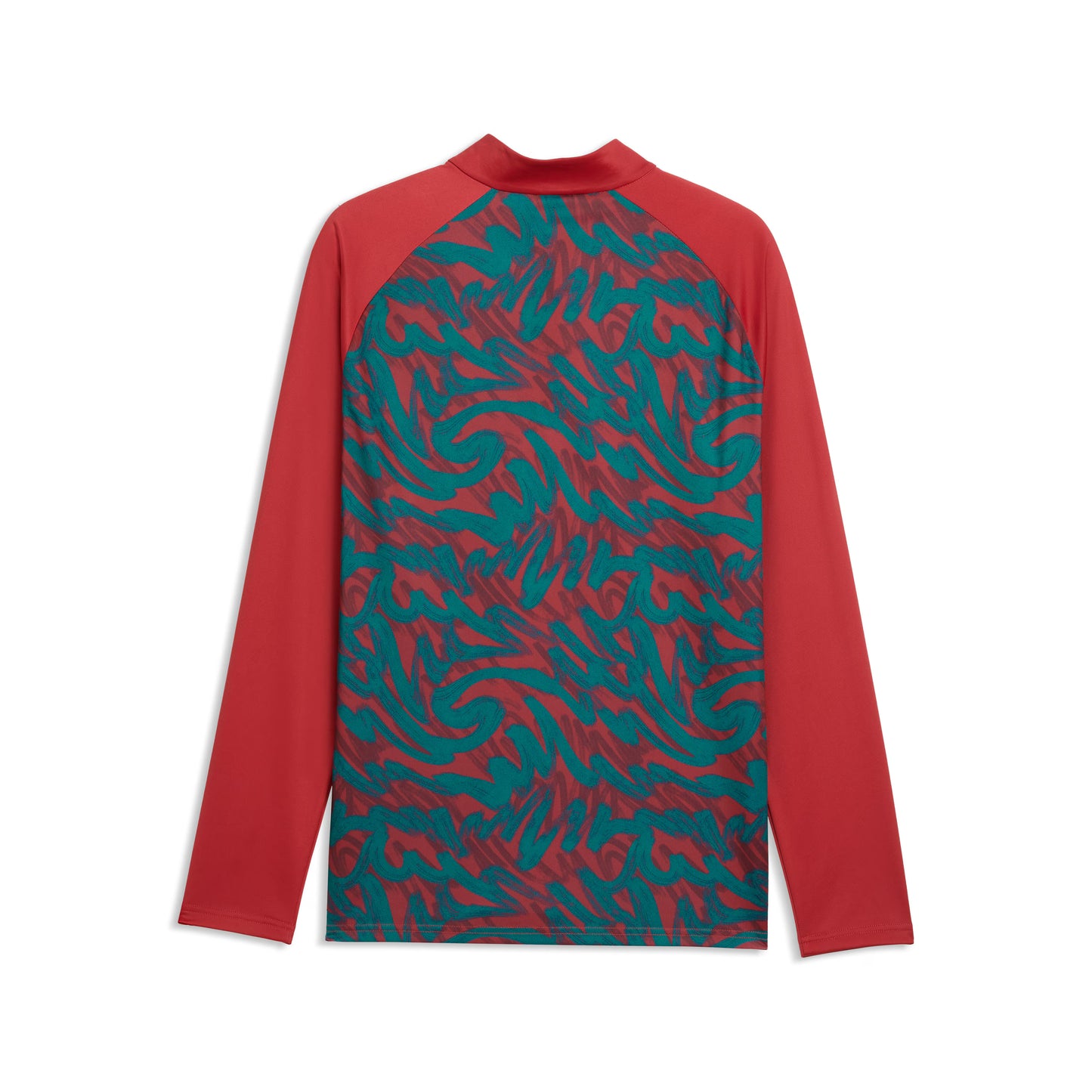Portugal National Team Pre-Match Quarter-Zip Top - Red