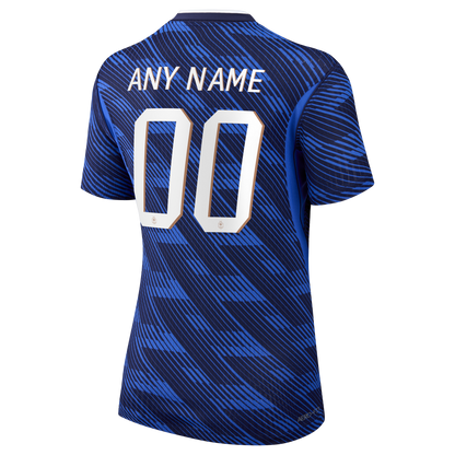 France National Team Women's 2026 Home Match Custom Jersey - Blue