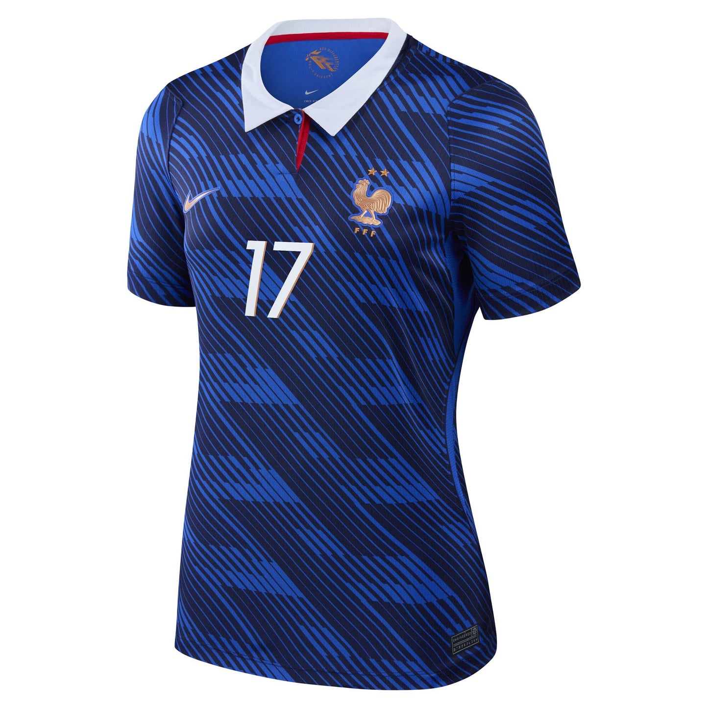 William Saliba France National Team Women's 2026 Home Stadium Replica Jersey - Blue