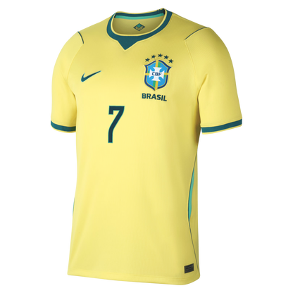Vini Jr. Brazil National Team 2026 Home Stadium Replica Jersey - Yellow