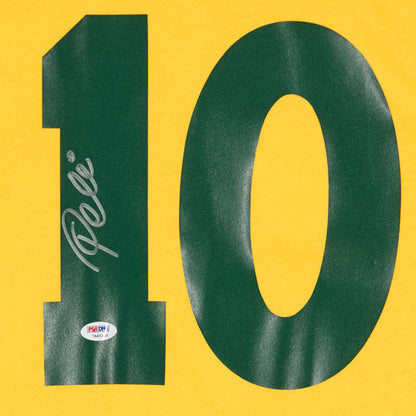 Pele Brazil National Team Fanatics Authentic Autographed Yellow Jersey