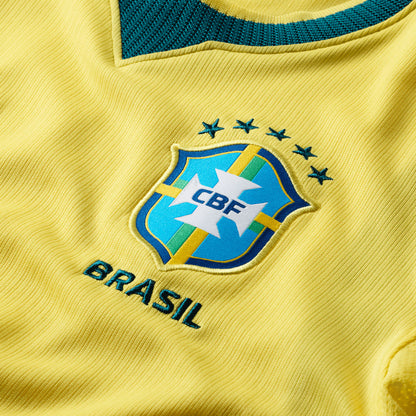 Brazil National Team Youth 2026 Home Stadium Replica Jersey - Yellow