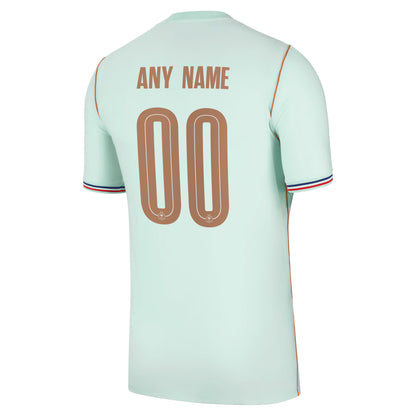 France National Team 2026 Away Stadium Replica Custom Jersey - Green