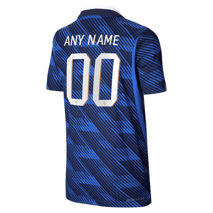 France National Team Youth 2026 Home Match Custom Jersey - Blue