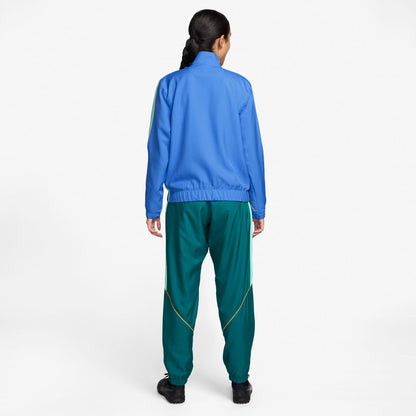 Brazil National Team Women's Strike 2026 Strike Dri-FIT Tracksuit - Blue/Green