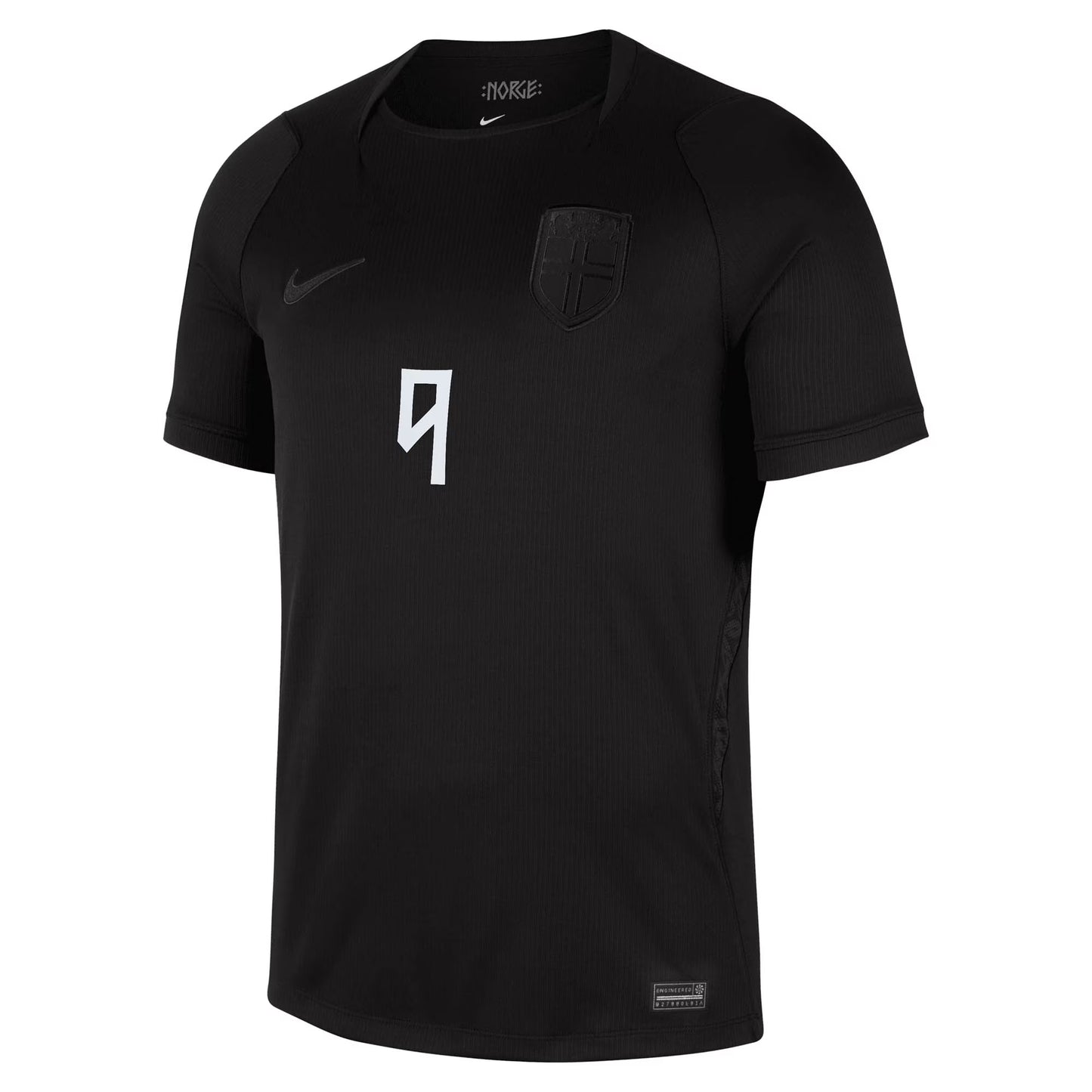 Erling Haaland Norway National Team 2026 Away Stadium Replica Jersey - Black