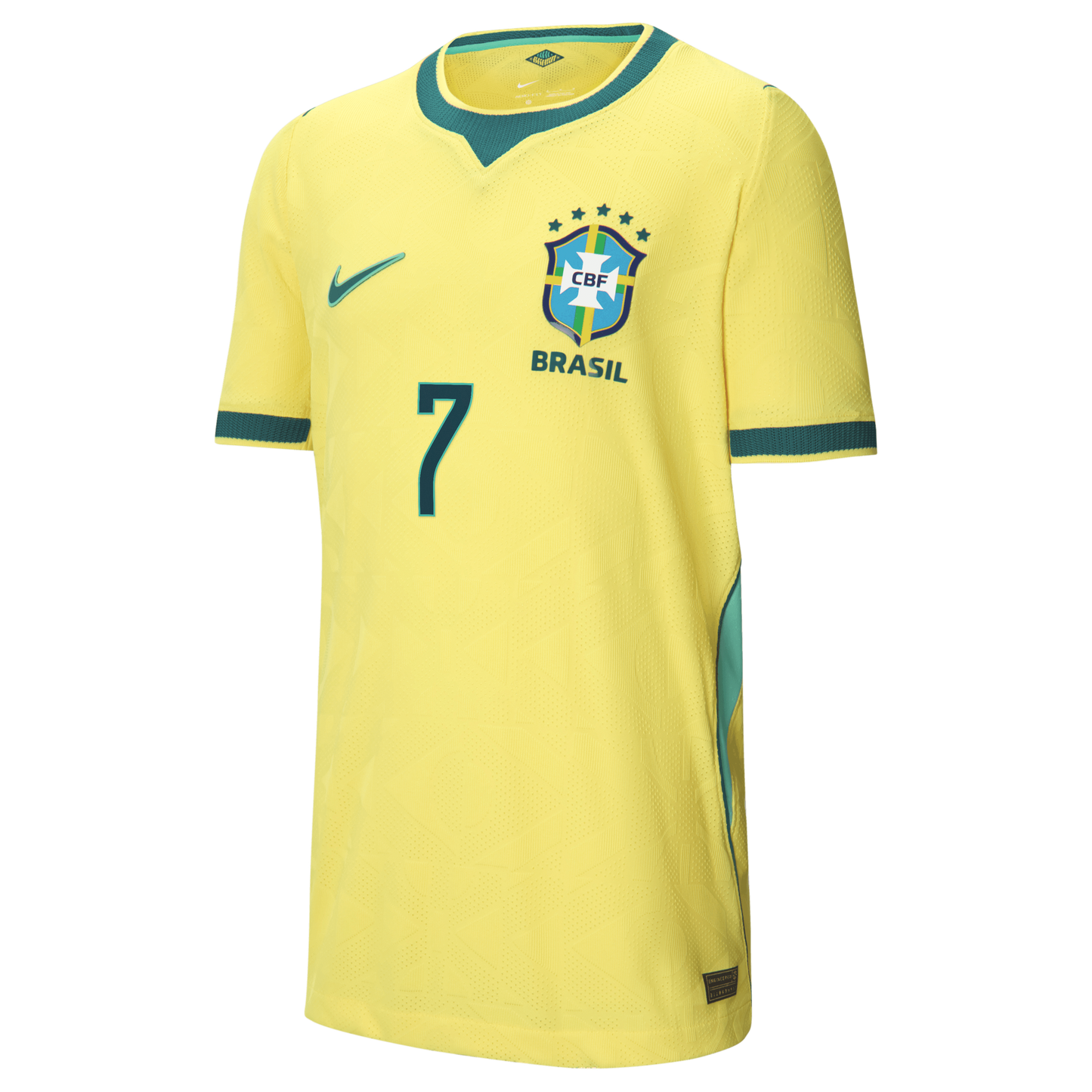 Vini Jr. Brazil National Team Youth 2026 Home Match Jersey - Yellow