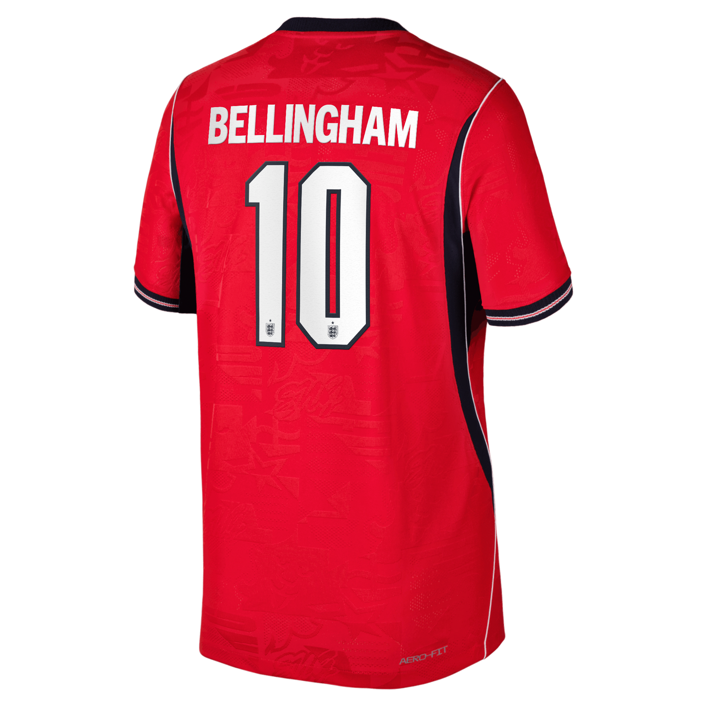 Jude Bellingham England National Team Youth 2026 Away Match Jersey - Red