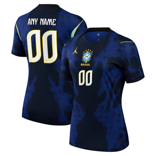 Brazil National Team Women's 2026 Away Match Custom Jersey - Blue
